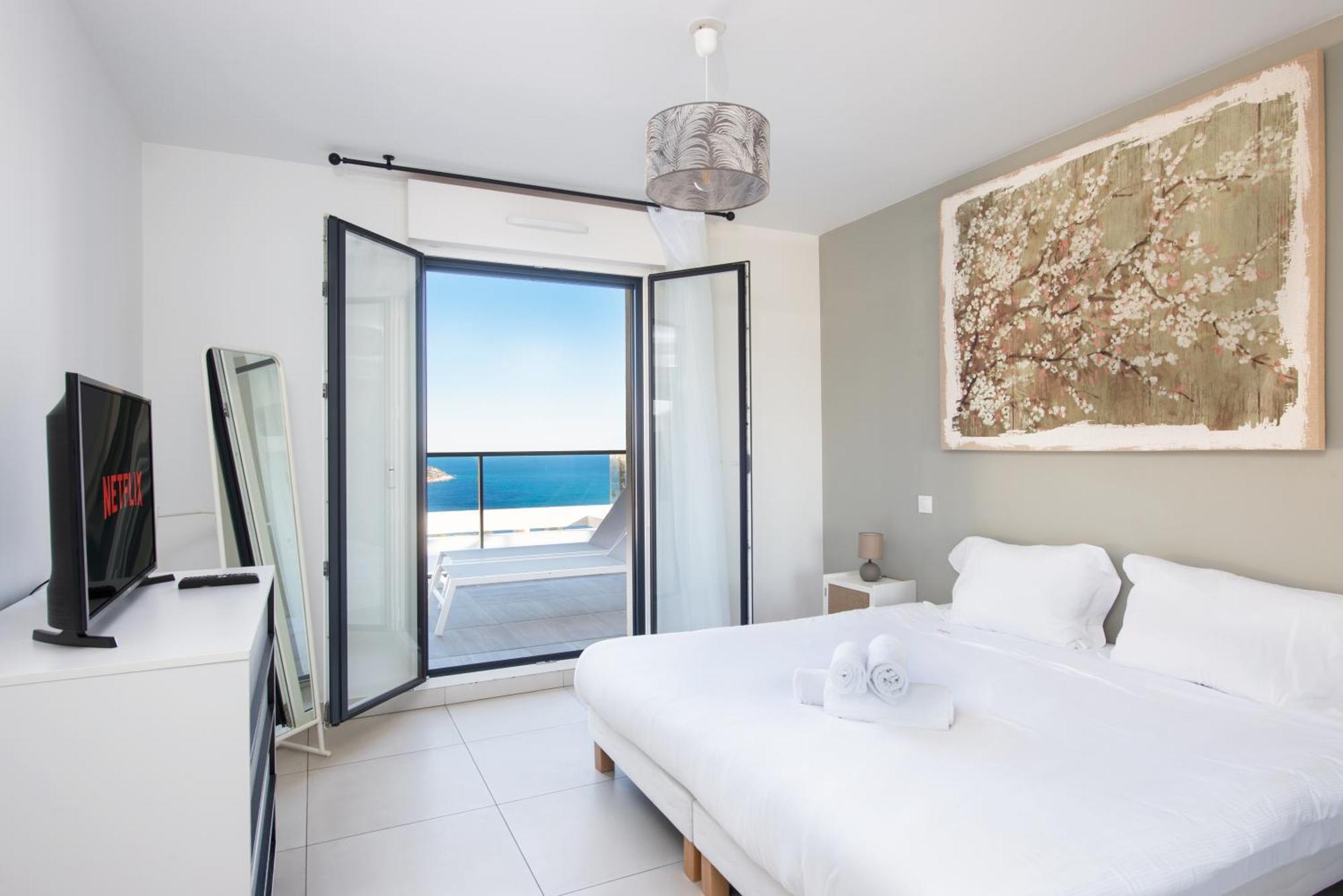 Luxury Apartment - Sea View - Private Parking - Bp Beausoleil Zewnętrze zdjęcie