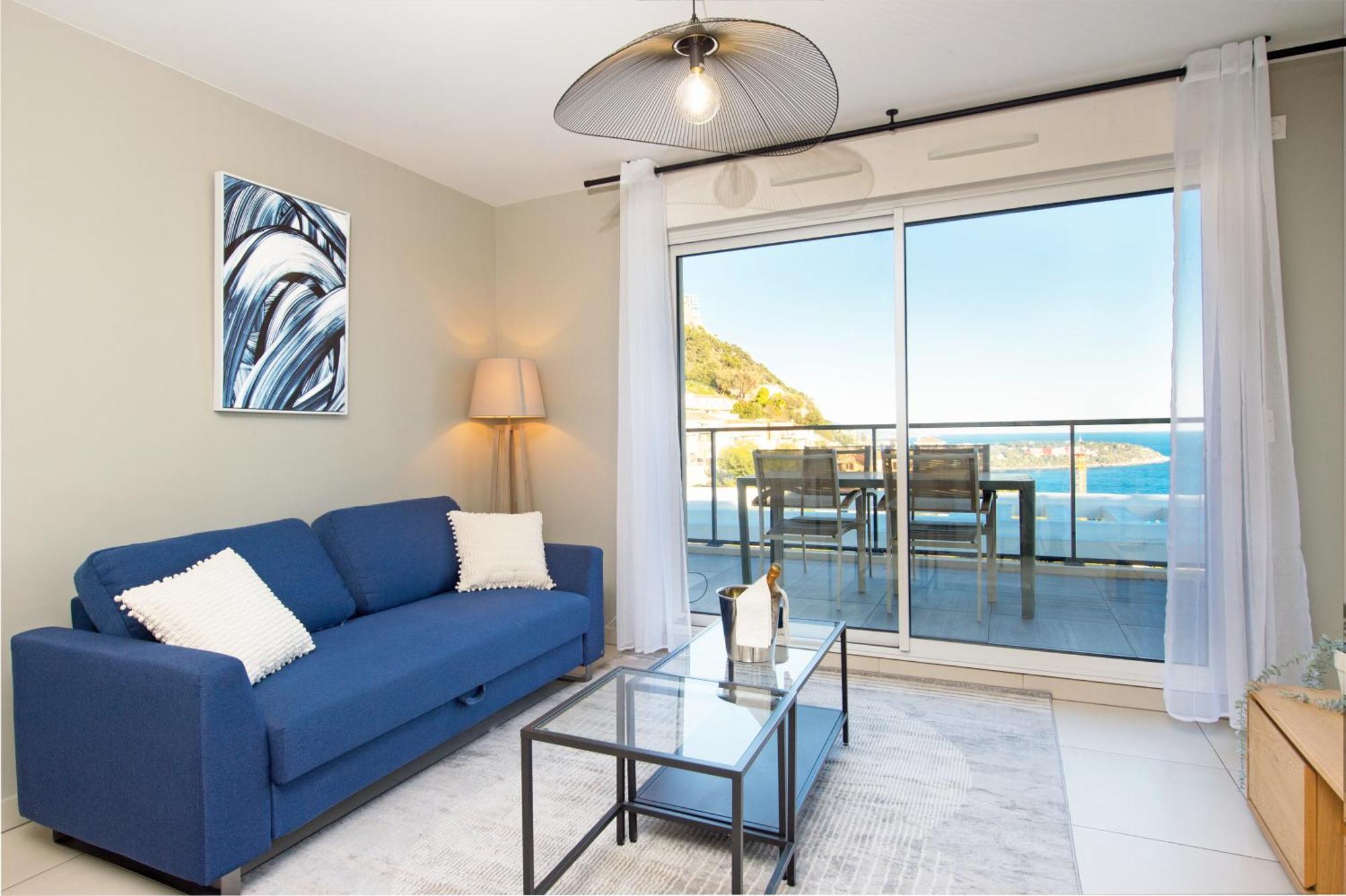 Luxury Apartment - Sea View - Private Parking - Bp Beausoleil Zewnętrze zdjęcie